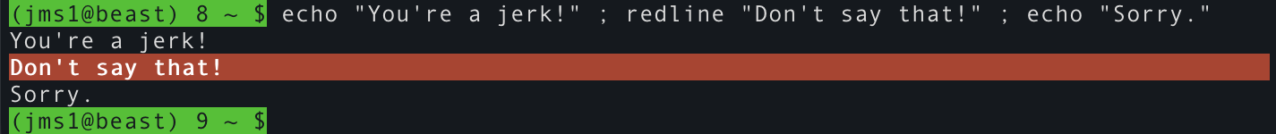 redline